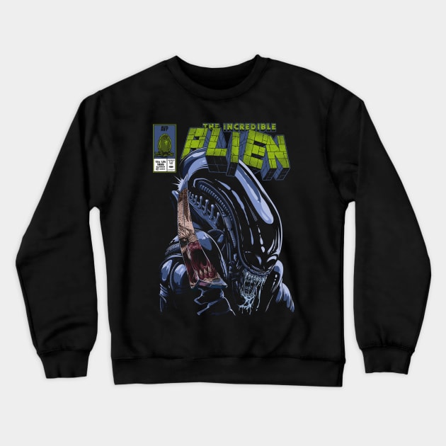 The Incredible Alien ll Crewneck Sweatshirt by Angel_Rotten